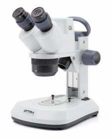 Optika SFX-91D Digital Stereomicroscope with Fixed Arm, Rotating Head, 10x20x40x, Touch Panel
