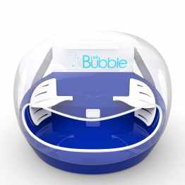 Lab-Bubble™ BUB-STY-BLU Safety Bubble - Bench Mounted Fume Hood System Blue Base, Supplied with Hepa and Carbon Filtration, Air Flow Alarm and Lamp