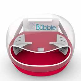 Lab-Bubble™ Safety Bubble - Bench Mounted Fume Hood System Red Base, Supplied with Hepa and Carbon Filtration, Air Flow Alarm and Lamp