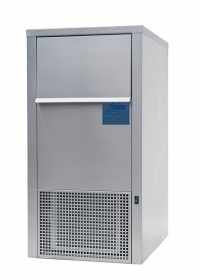 Ziegra ZBE 110-35 CoolNat Floor Standing Stainless Steel Laboratory Granular Flake Ice Machine, 110Kg Nominal Production  with 35kg Storage Capacity