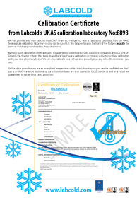 Labcold UKAS Calibration Certificate