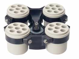 Hermle 221.15 V02 Swing Out Rotor, Angle: 0-90°,  4 Places For Round Buckets 628.000