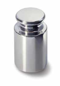 KERN & SOHN Single Weights OIML F2 Cylindrical, Finely Turned Stainless Steel