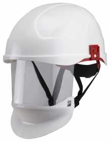 ProGARM® 2660 Class 1 Arc Flash Safety Helmet with Integrated Push Up Face Shield and Clear Chin Guard