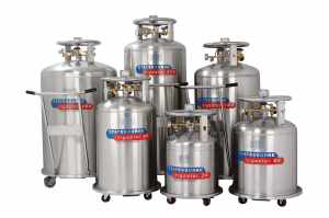 Statebourne Cryogenics 9911045 Cryostor 90 Stainless Steel Low Pressure LN2 Dewars 90 Litres for storage and dispensing liquid nitrogen