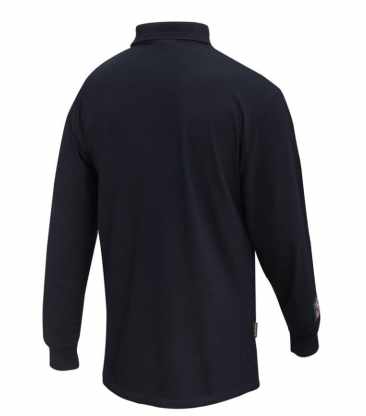 ProGARM® 5280 Arc Flash and Flame Resistant Mens Navy Long Sleeved Polo Shirt