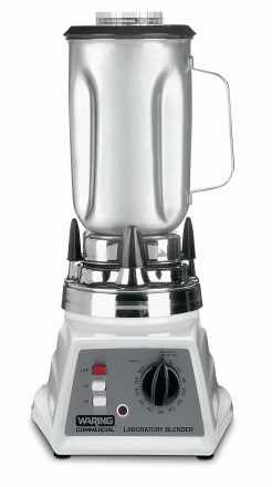 Waring 8010ES Two Speed Blender with Timer, 1.0 Litre Stainless Steel Container, 230V, 50 Hz , CE Approved, ROHS with European F Schuko Plug