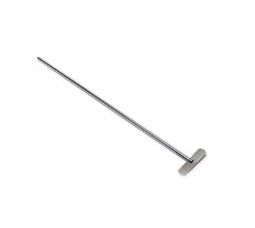 VELP Scientifica A00001305 Stainless Steel Stirring Shaft with Folding Blades for use with VELP™ Overhead Stirrers