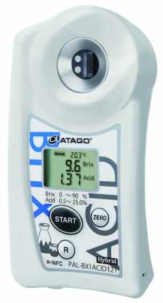 Atago 7521 Pocket Brix-Acidity Meter Sake PAL-BX|ACID121 Master Kit, Brix : 0.0 to 60.0％, Acid : 0.50 to 25.0％ Measurement Range