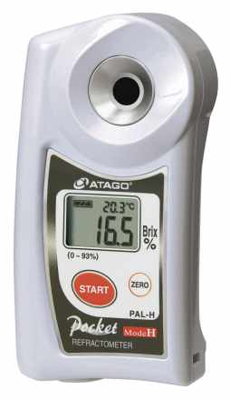 Atago 3870 Digital Brix Refractometer, PAL-H PAL Series, Brix : 0.0 to 93.0 % Measurement Range