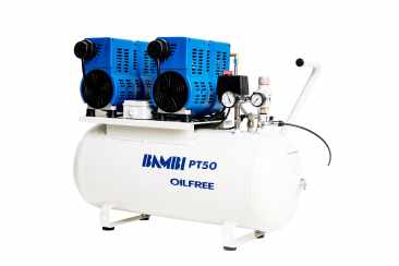 PT50 - Bambi Air PT Range Ultra Low Noise Oil Free Air Compressors