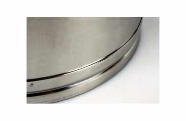 PHP Pharmaceutical Stainless Steel Grade Cans , Complete with Lid and Swing Handle