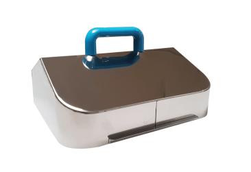 Nickel Electro Clifton Stainless Steel Hinged Gabled Lid with Insulated Handle