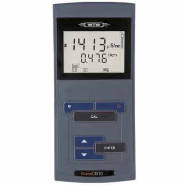 WTW 2CA101 Cond 3110 Conductivity Portable Meter ProfiLine Set, TetraCon® 325 4 electrode graphite cell, 1.5 m cable