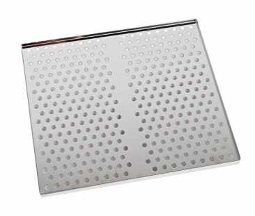 Binder 6004-0140 Shelf, Perforated, For Divided Inner Door, Stainless Steel