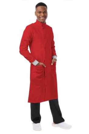 Howie Unisex Red Laboratory Science Coat