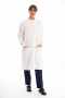 Flame Retardant Unisex White Laboratory Science Coat with Proban Cotton
