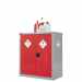 Probe Toxic Chemical COSHH Small Steel Cabinet, External Dimensions  H 1015 x W 915 x D 460 (mm), Supplied with 1 Adjustable Shelf