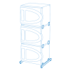 Grant Bio Stacking Units for Orbital Shaking Incubators